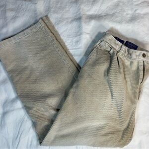 Vintage Pendleton Tan Corduroy Pants | 100% Cotton | Classic Fit | Size 36